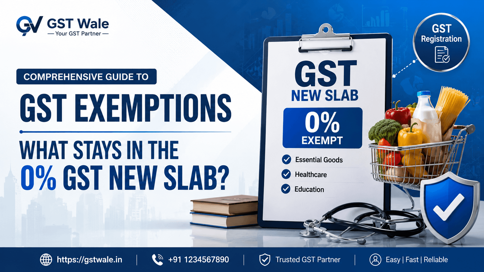 Comprehensive Guide to GST Exemptions: What Stays in the 0% GST New Slab?