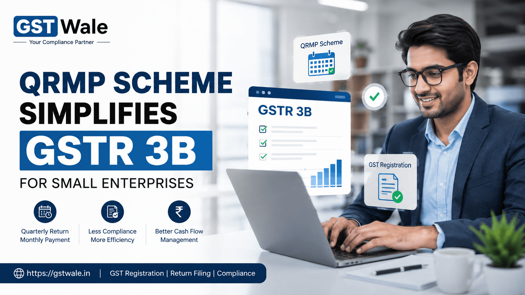 How the QRMP Scheme Simplifies GSTR 3B for Small Enterprises