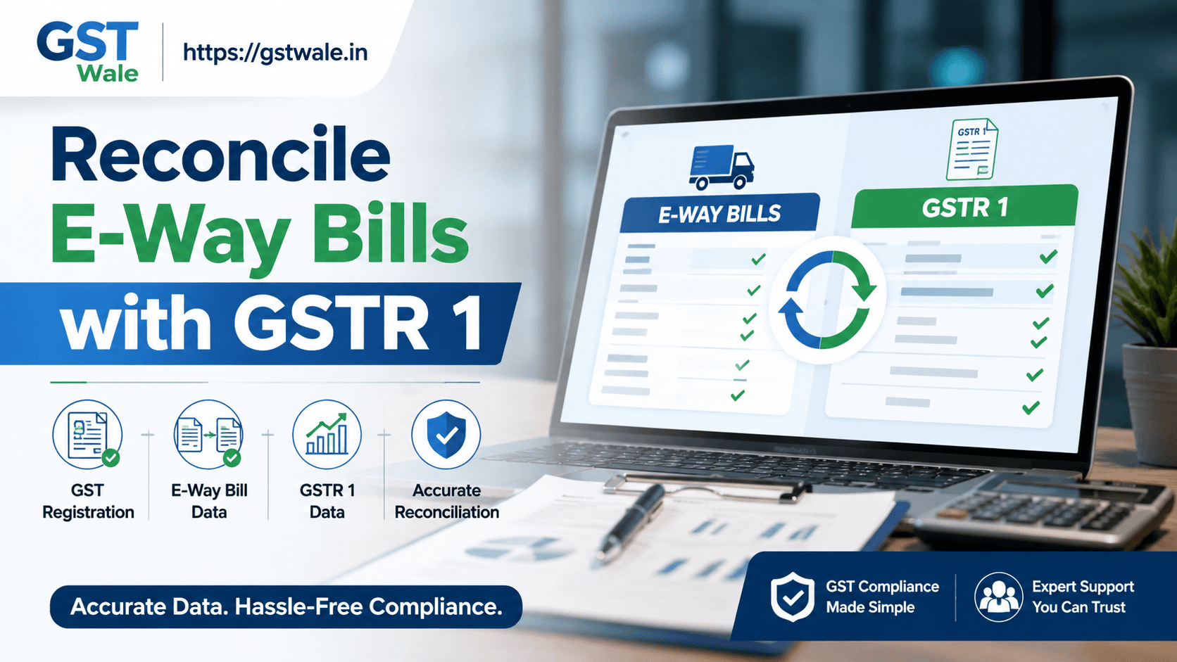How to Reconcile E-Way Bills Directly with Your Monthly GSTR 1 Data
