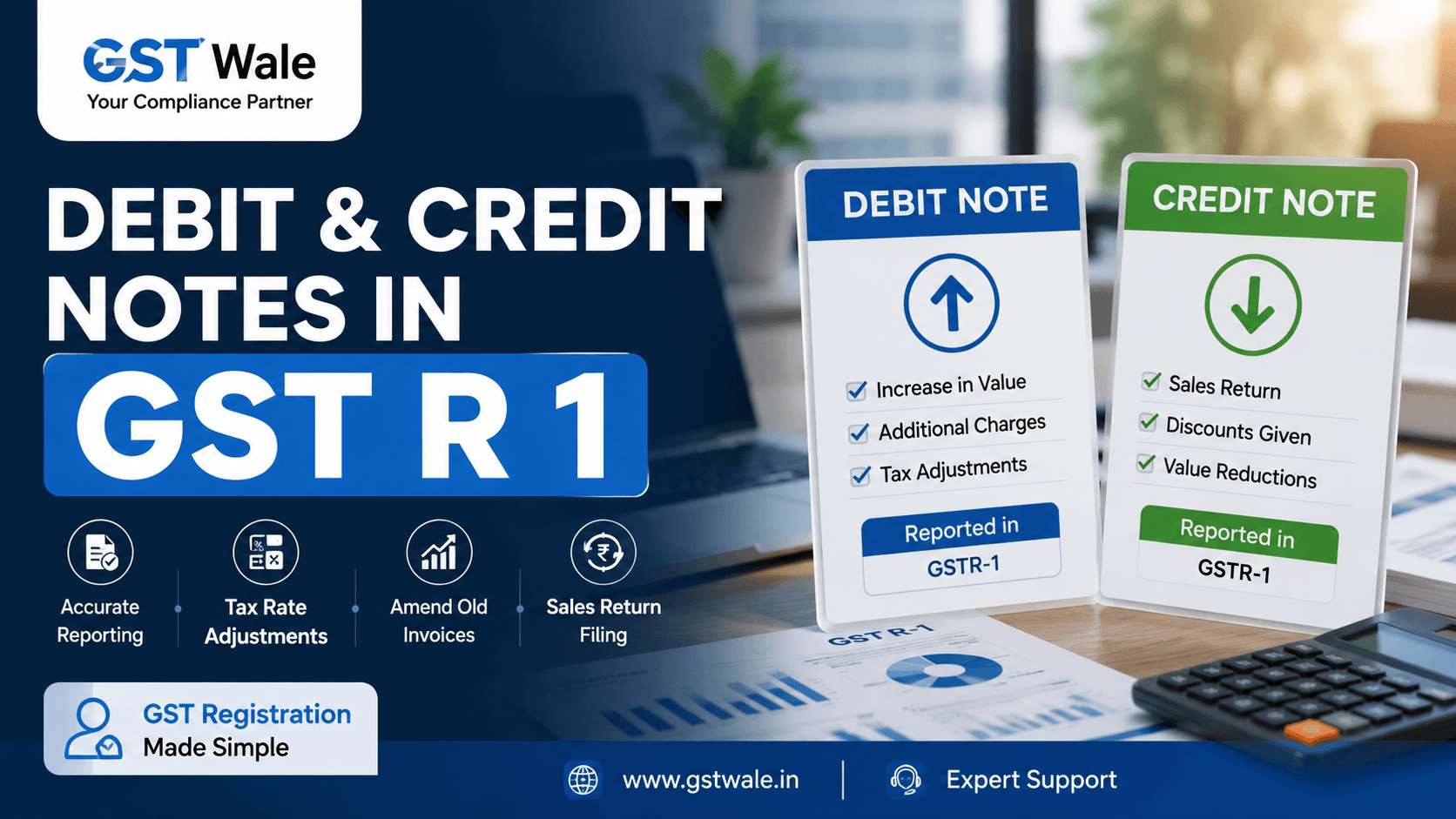 Masterclass: How to Handle Debit and Credit Notes in GST R 1