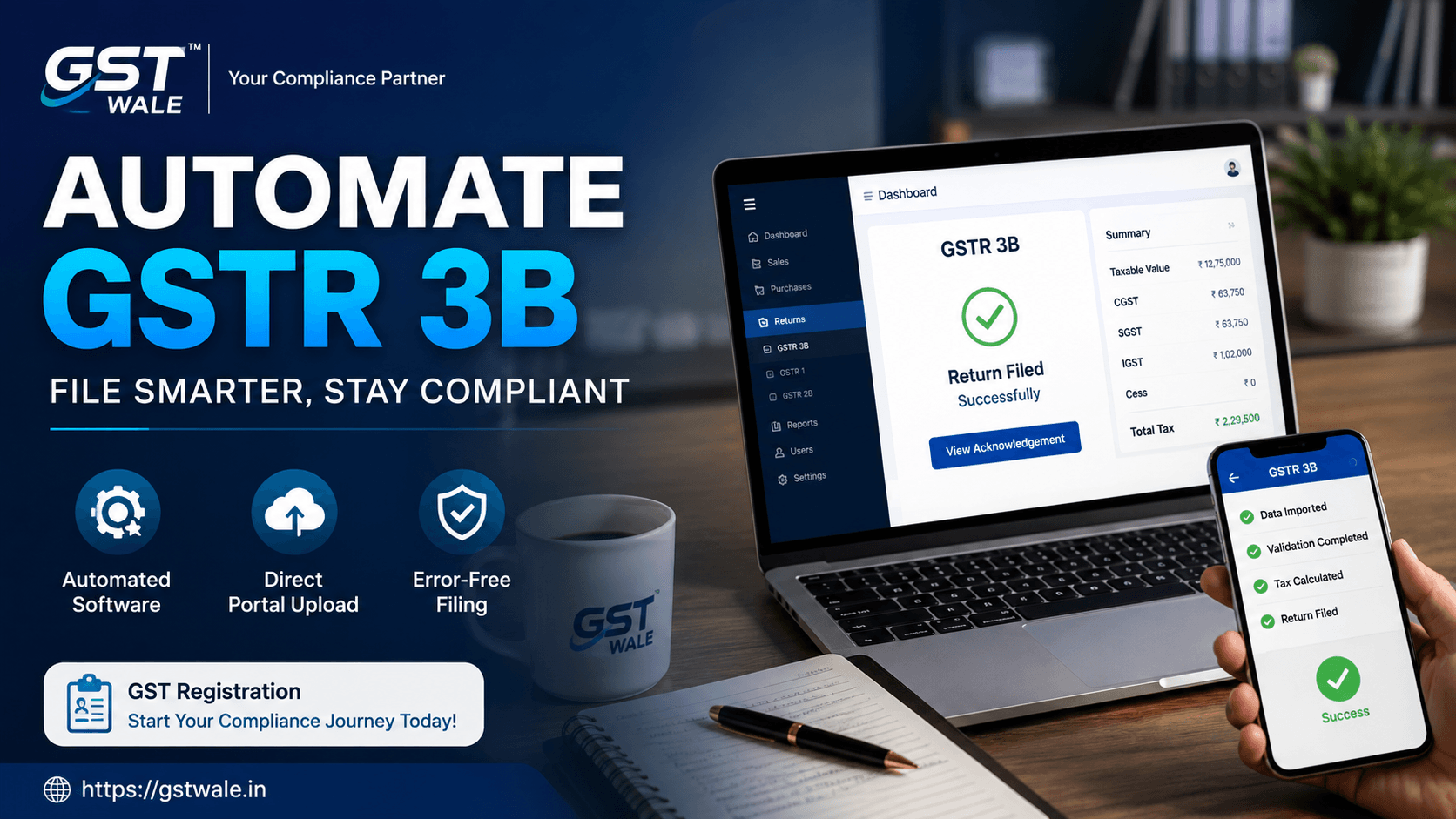The Tech Savvy Guide: Using Automated Software to File GSTR 3B