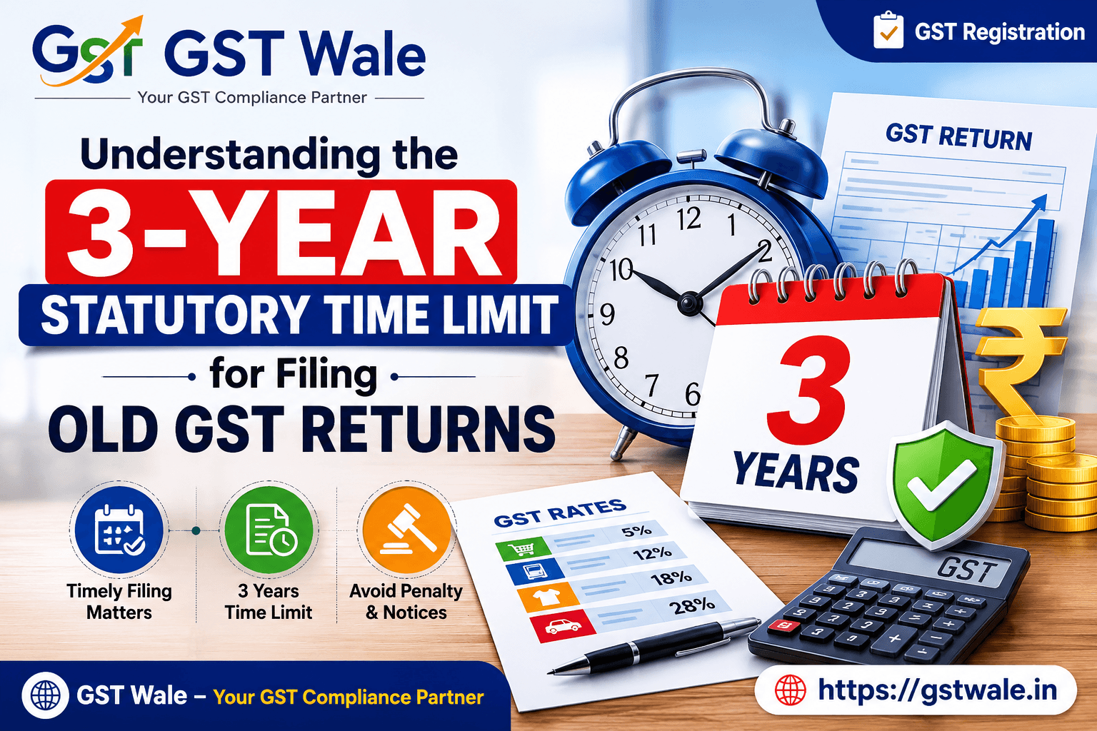 Understanding the 3-Year Statutory Time Limit for Filing Old GST Returns