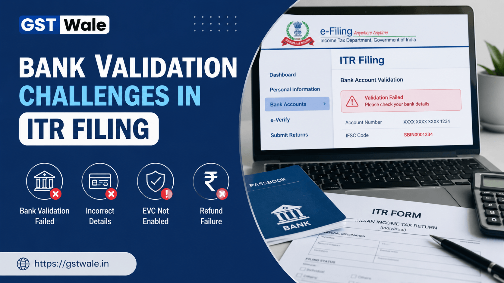 Common Challenges in Validating Bank Accounts for ITR Filing