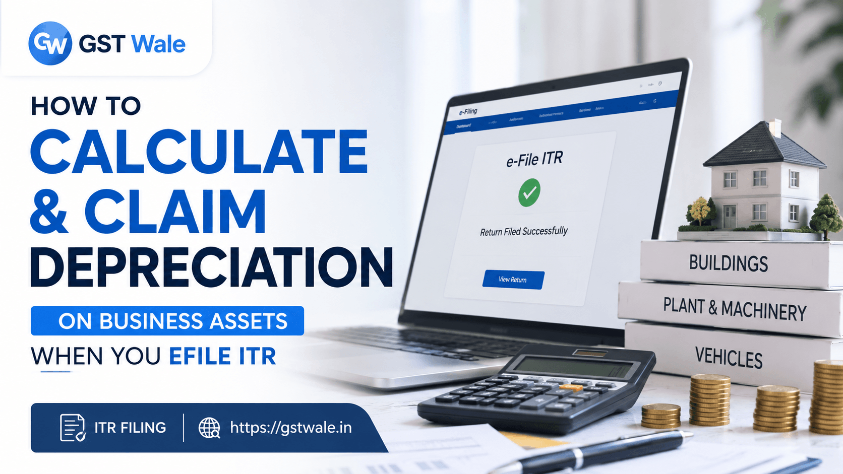 How to Calculate and Claim Depreciation on Business Assets When You Efile ITR