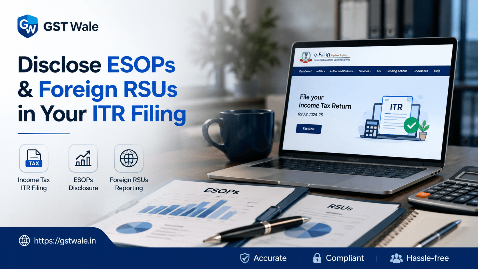 How to Disclose ESOPs and Foreign RSUs in Your Income Tax ITR Filing