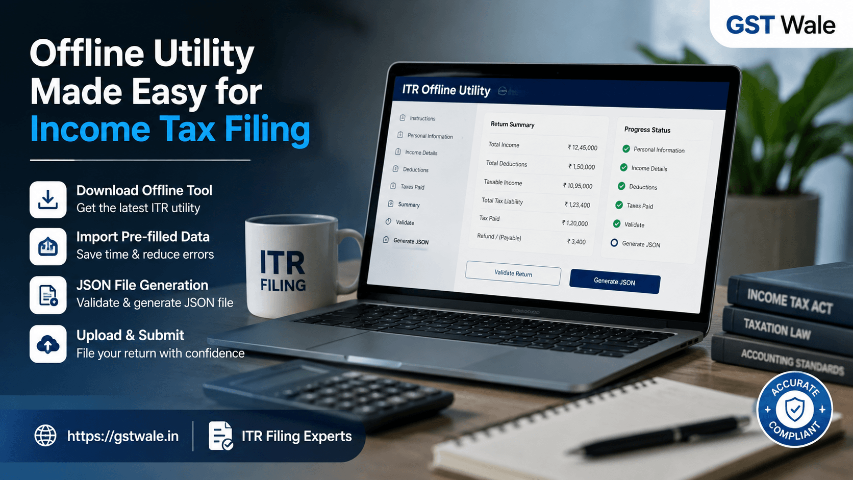How to Navigate the Offline Utility Method for Complex Income Tax Filing Scenarios