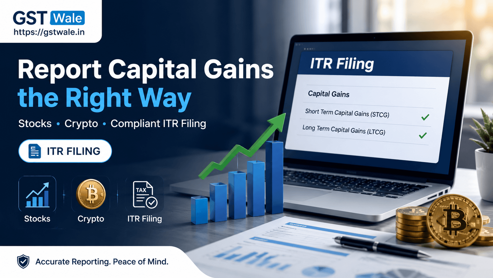 How to Report Capital Gains from Stocks and Crypto in Your Income Tax Return Filing