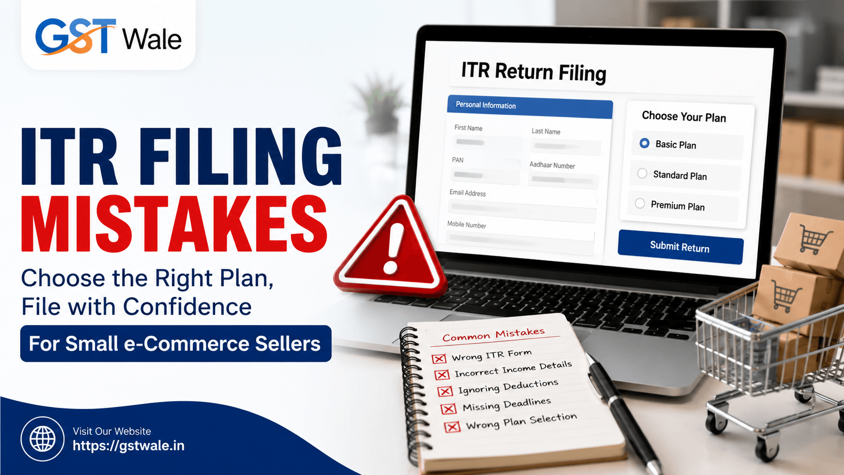 Mistakes to Avoid in Choosing an ITR Return Filing Plan for Small e-Commerce Sellers