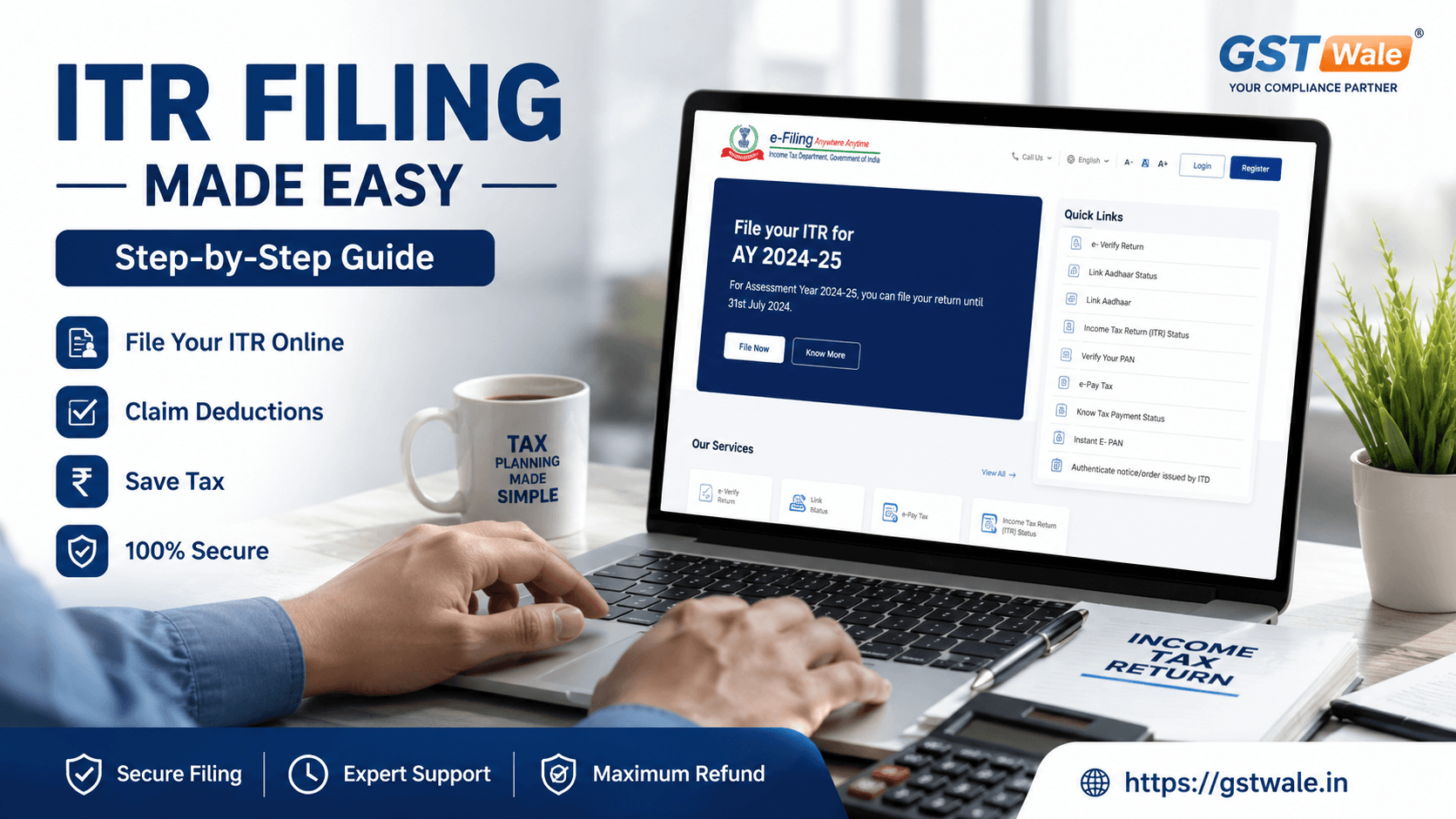 Step-by-Step Guide: How to Complete Your Income Tax Return Filing Online This Year