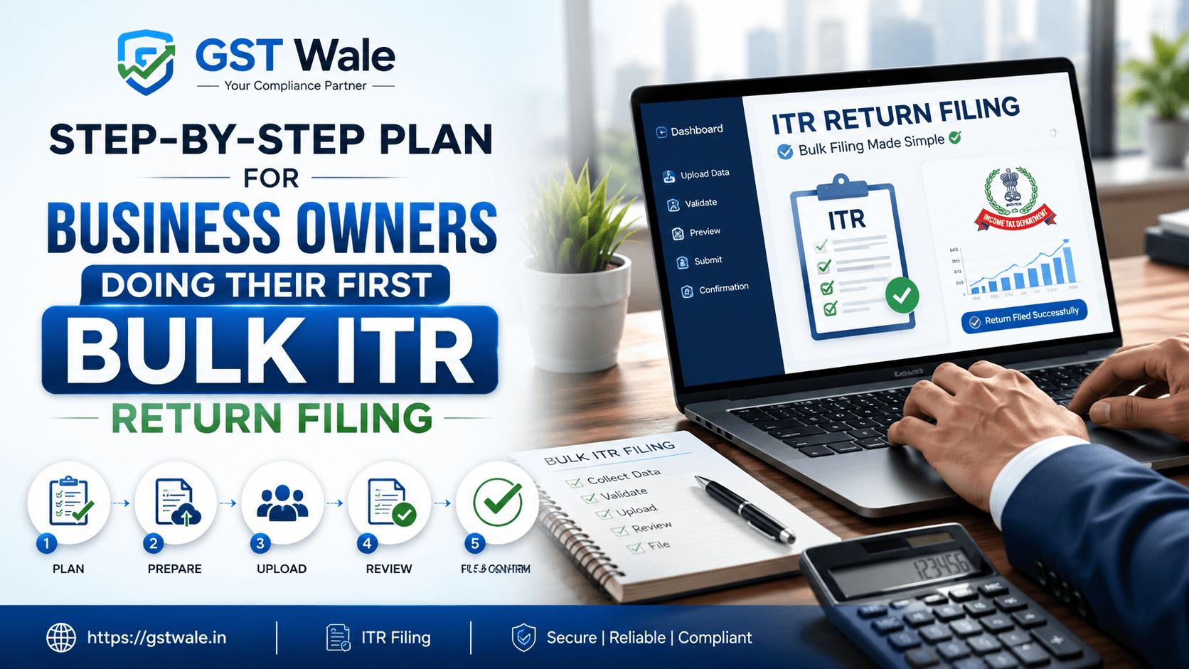 Step-by-Step Plan for Business Owners Doing Their First Bulk ITR Return Filing