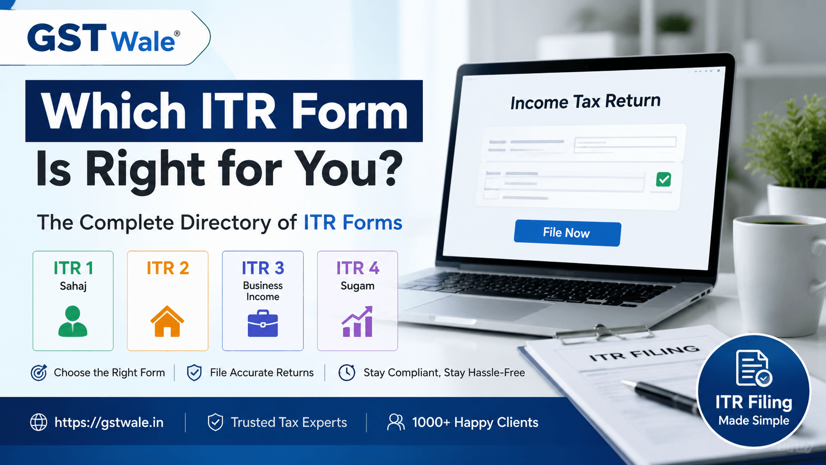 The Complete Directory of ITR Forms: Which One Is Right for Your ITR Filing?