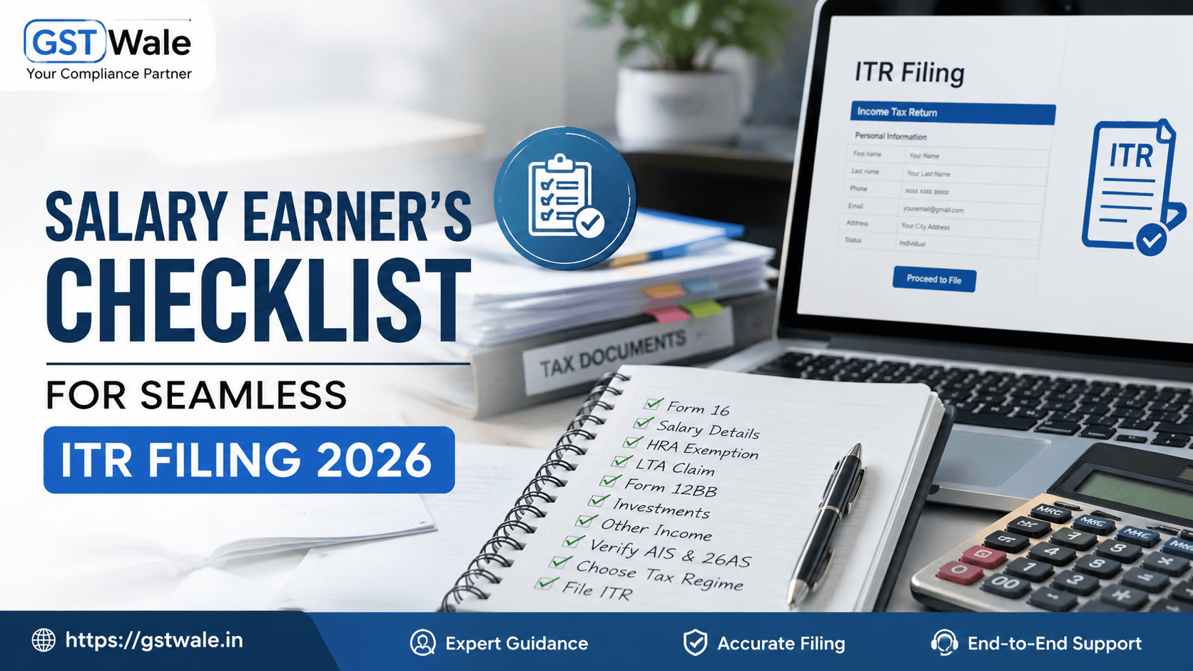 The Salary Earner's Checklist for Seamless ITR Filing 2026