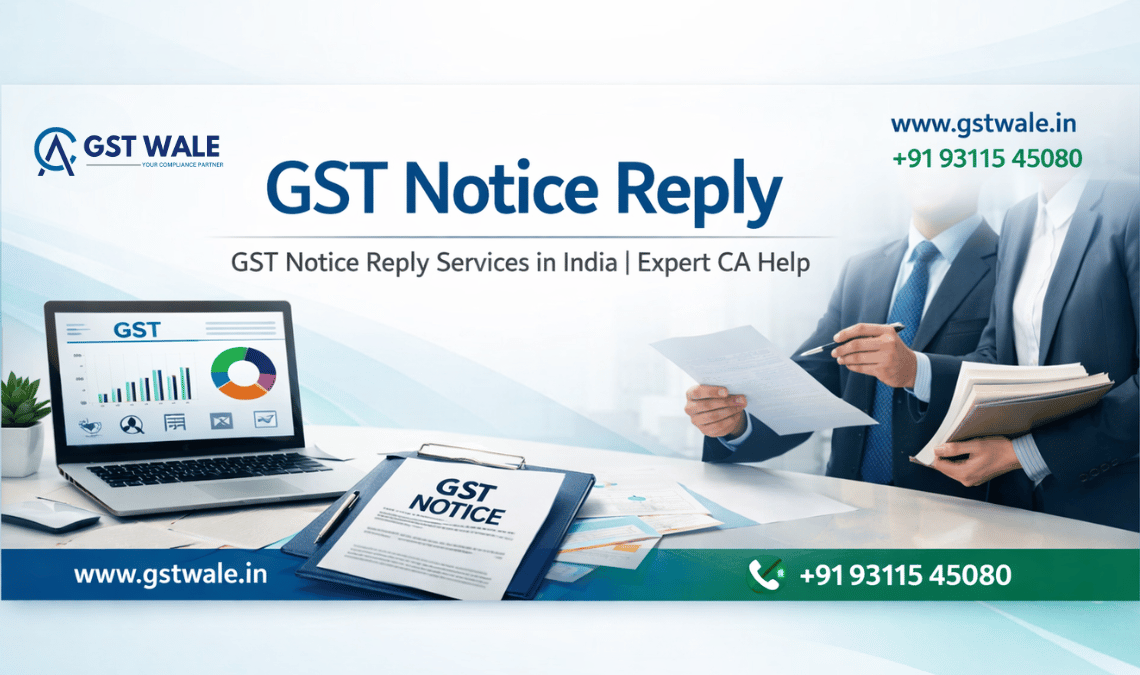 GST Notice Reply Services in India | Expert CA Help