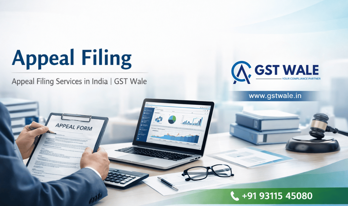 Appeal Filing Services in India | GST Wale