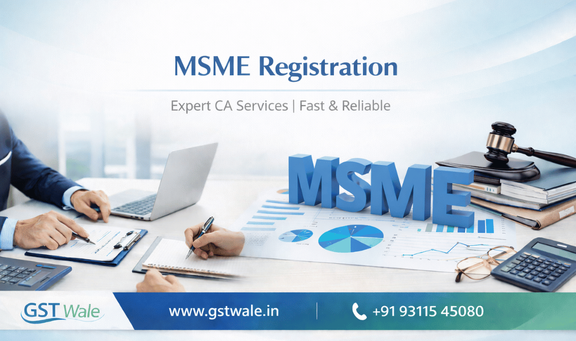 MSME Registration Online in India | GST Wale